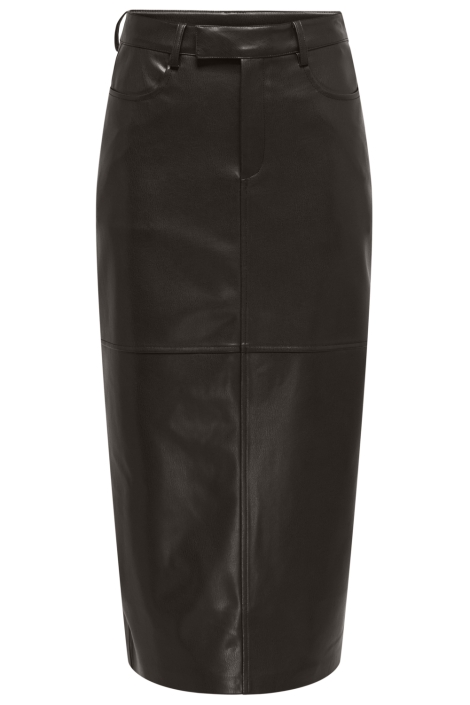 Only onlverona faux leather long skirt c